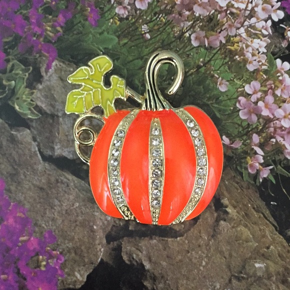 🍏50% OFF/3+...Pumpkin Brooch - Picture 3 of 10